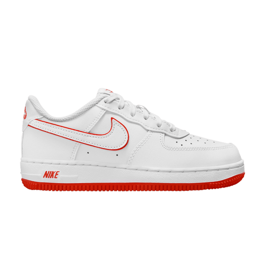 Nike Air Force 1 Low White Picante Red (PS)