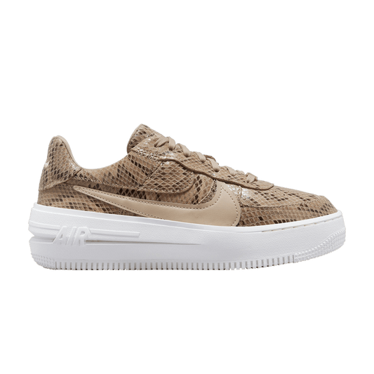 Nike Air Force 1 PLT.AF.ORM Brown Snakeskin Print (Women's)