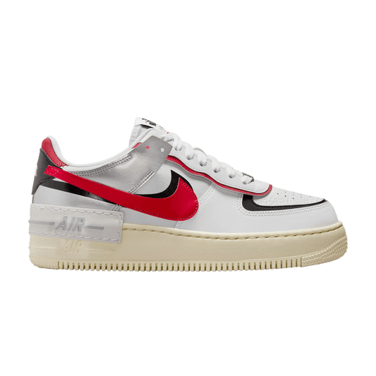 Nike Air Force 1 Low Shadow White Silver Gym Red (Women's)