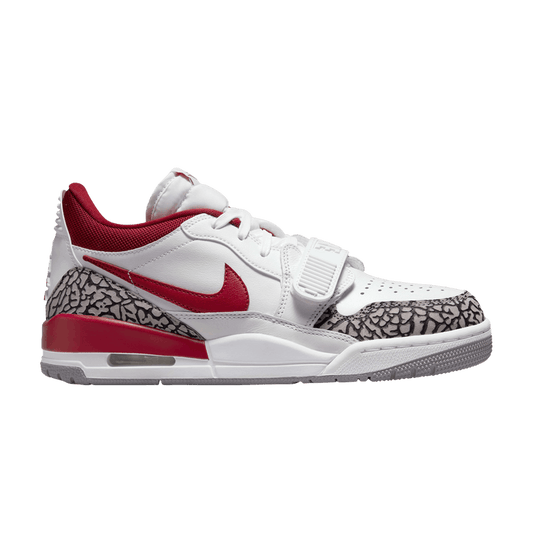 Jordan Legacy 312 Low White Cement Gym Red (Women's)