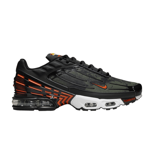 Nike Air Max Plus 3 Camo Medium Olive Safety Orange