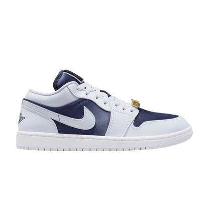 Jordan 1 Low SE Football Grey White Gym Red Midnight Navy (Women's)