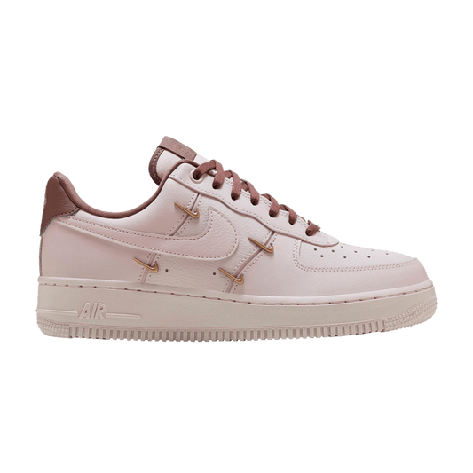 Nike Air Force 1 '07 LX CN Pink Oxford Gold Mini Swooshes (Women's)