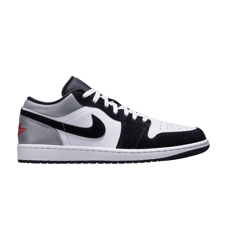 Jordan 1 Low SE White Fire Red Black Matte Silver