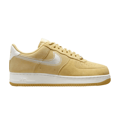 Nike Air Force 1 Low '07 LV8 Buff Gold Sail Embroidered Swoosh