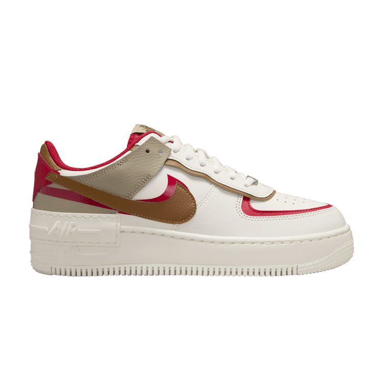 Nike Air Force 1 Low Shadow Phantom Fire Red Khaki (Women's)