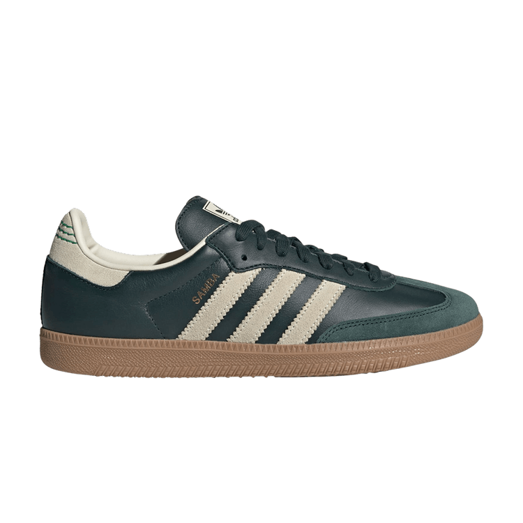 adidas Samba OG Shadow Green Cream White Gold Metallic