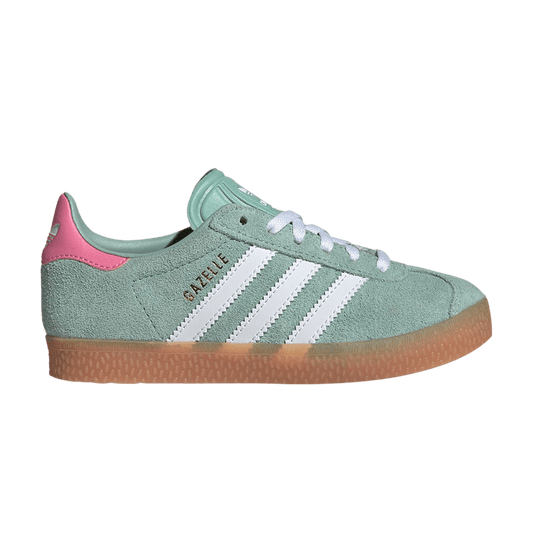 adidas Gazelle Hazy Green Cloud White Bliss Pink (PS)