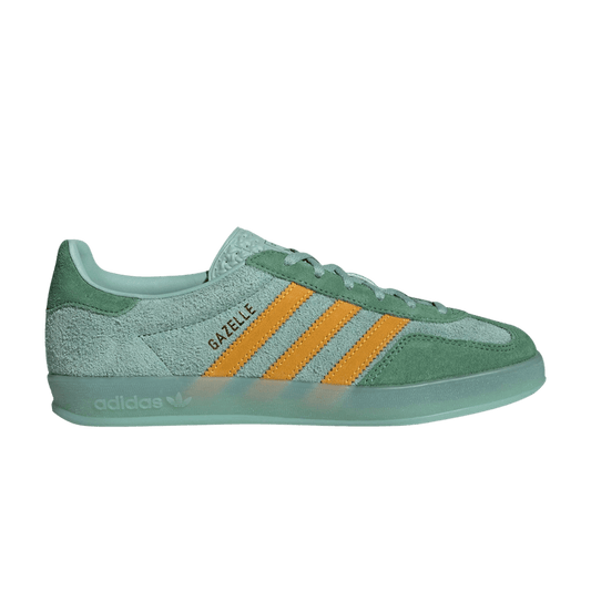 adidas Gazelle Indoor Hazy Green Crew Yellow (Women's)