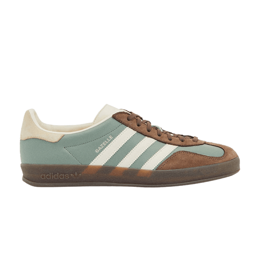 adidas Gazelle Indoor Silver Green Earth Strata