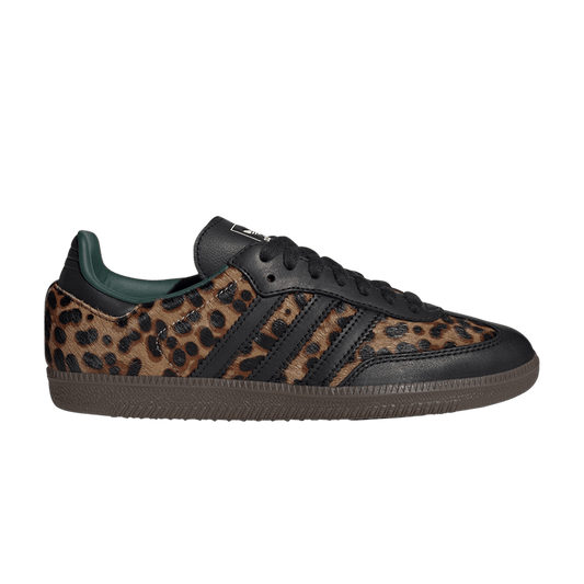 adidas Samba OG Black Green Leopard (Women's)