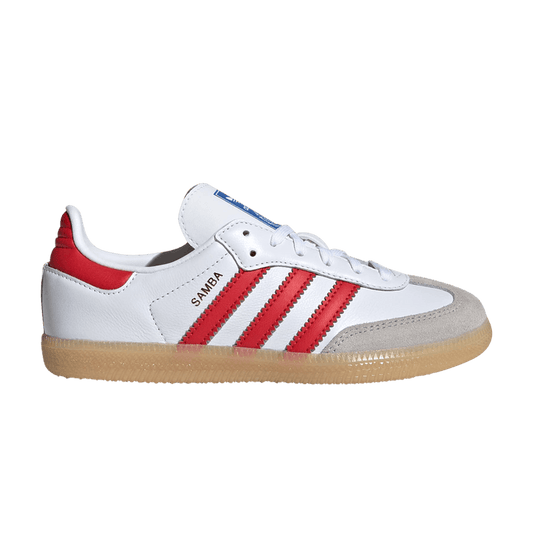 adidas Samba OG Cloud White Collegiate Red Gum (PS)
