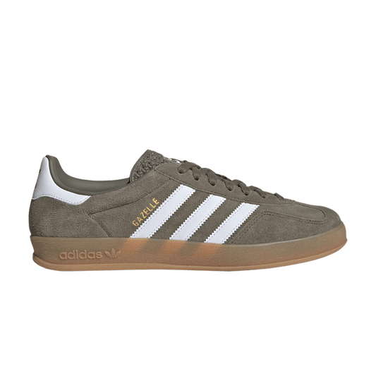 adidas Gazelle Indoor Olive Strata Cloud White Gum