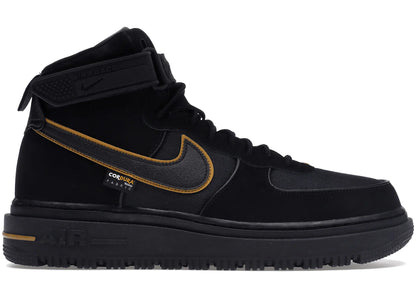 Nike Air Force 1 Boot Cordura Black Gold