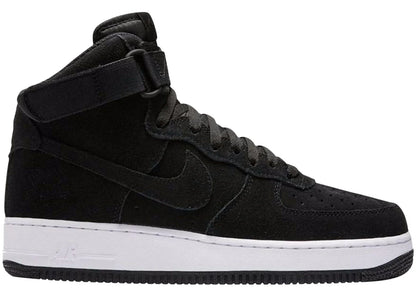 Nike Air Force 1 High '07 Triple Black Suede White
