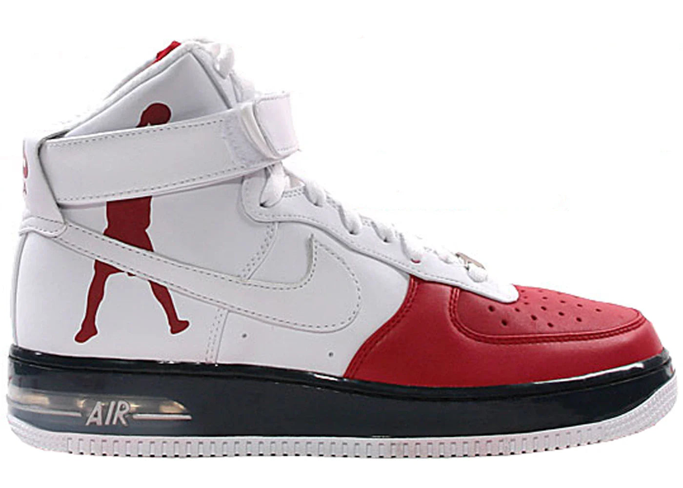 Nike Air Force 1 High Sheed Red White Black