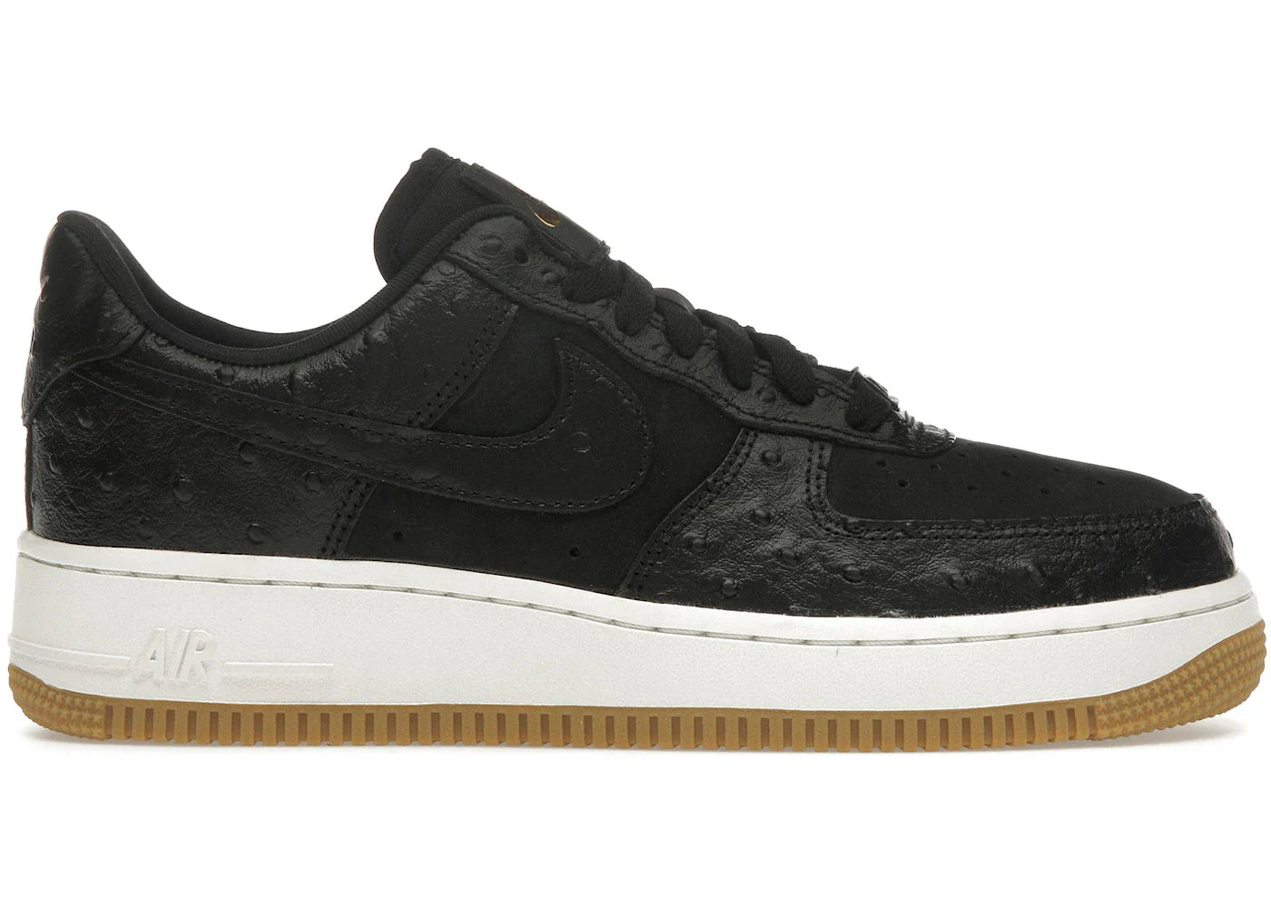 Nike Air Force 1 Low '07 Black Ostrich Gum (Women's)
