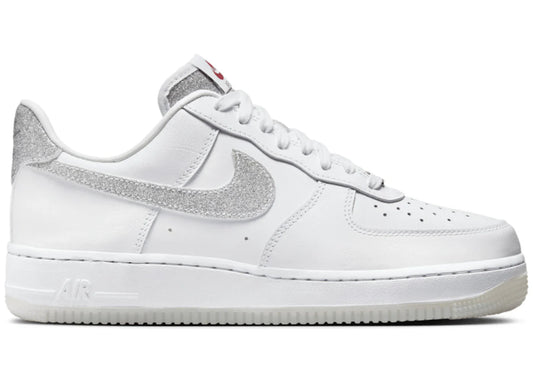 Nike Air Force 1 Low '07 LX Glitter Swoosh White (Women's)