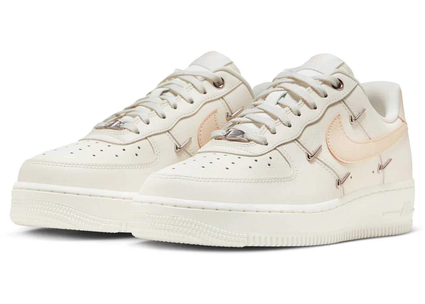 Nike Air Force 1 Low '07 LX Guava Ice Mini Gold Swooshes (Women's)