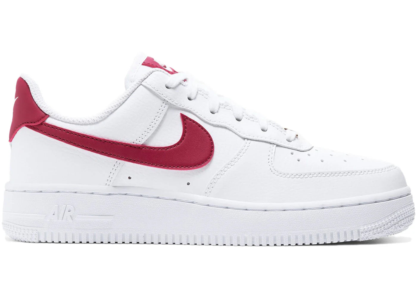 Nike Air Force 1 Low '07 White Noble Red (Women's)