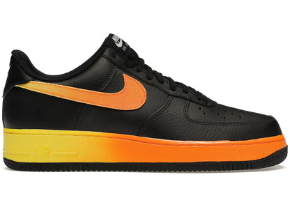 Nike Air Force 1 Low Black Yellow Orange