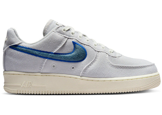 Nike Air Force 1 Low Canvas Photon Dust Game Royal Pale Ivory Smokey Blue