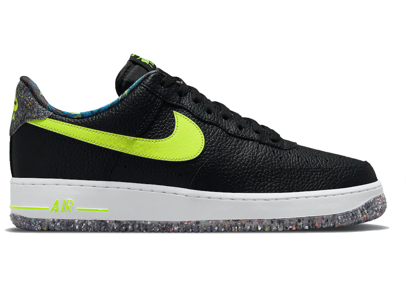 Nike Air Force 1 Low Black Volt Grind
