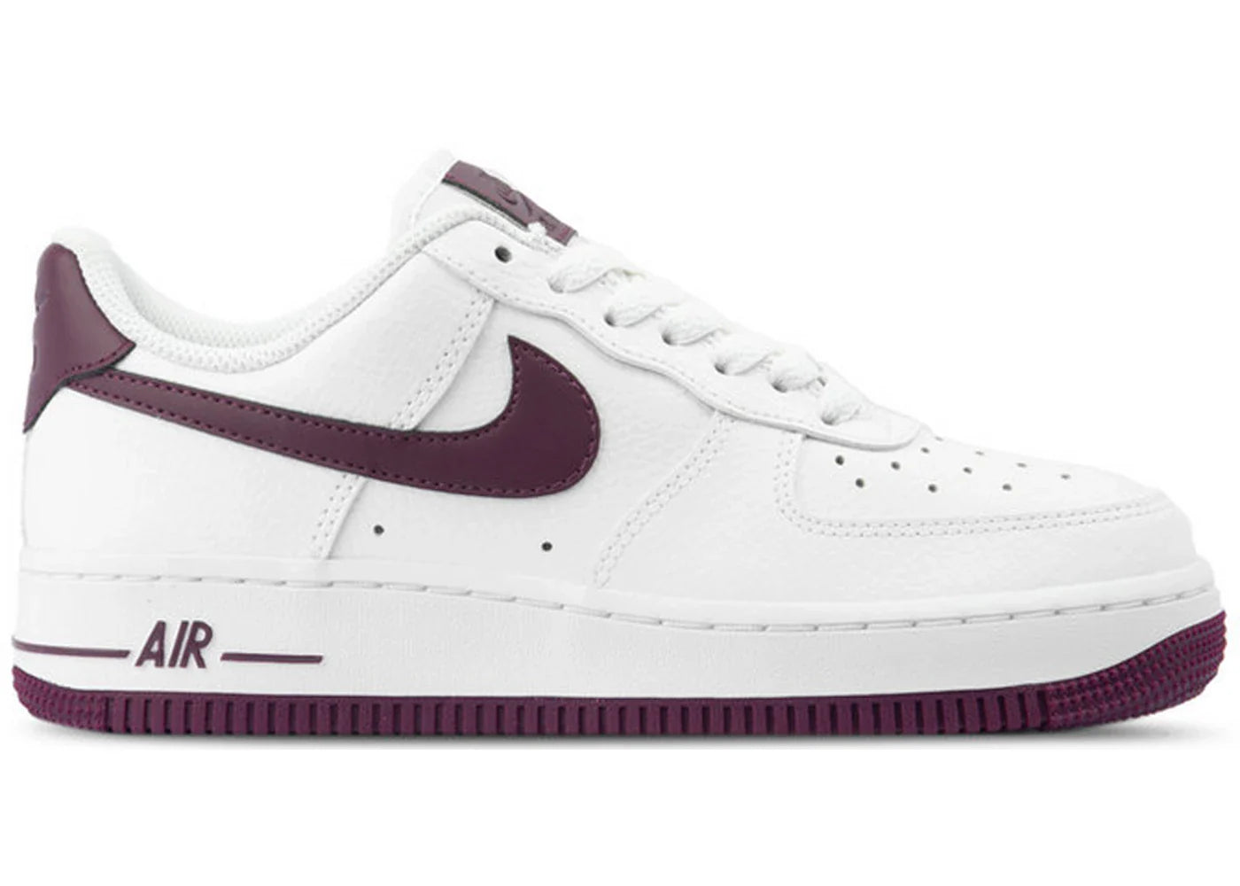 Nike Air Force 1 Low Patent White Bordeaux (Women's)