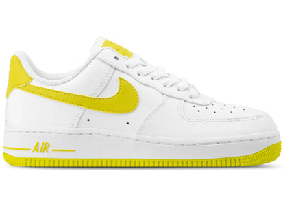 Nike Air Force 1 Low Patent White Bright Citron (Women's)