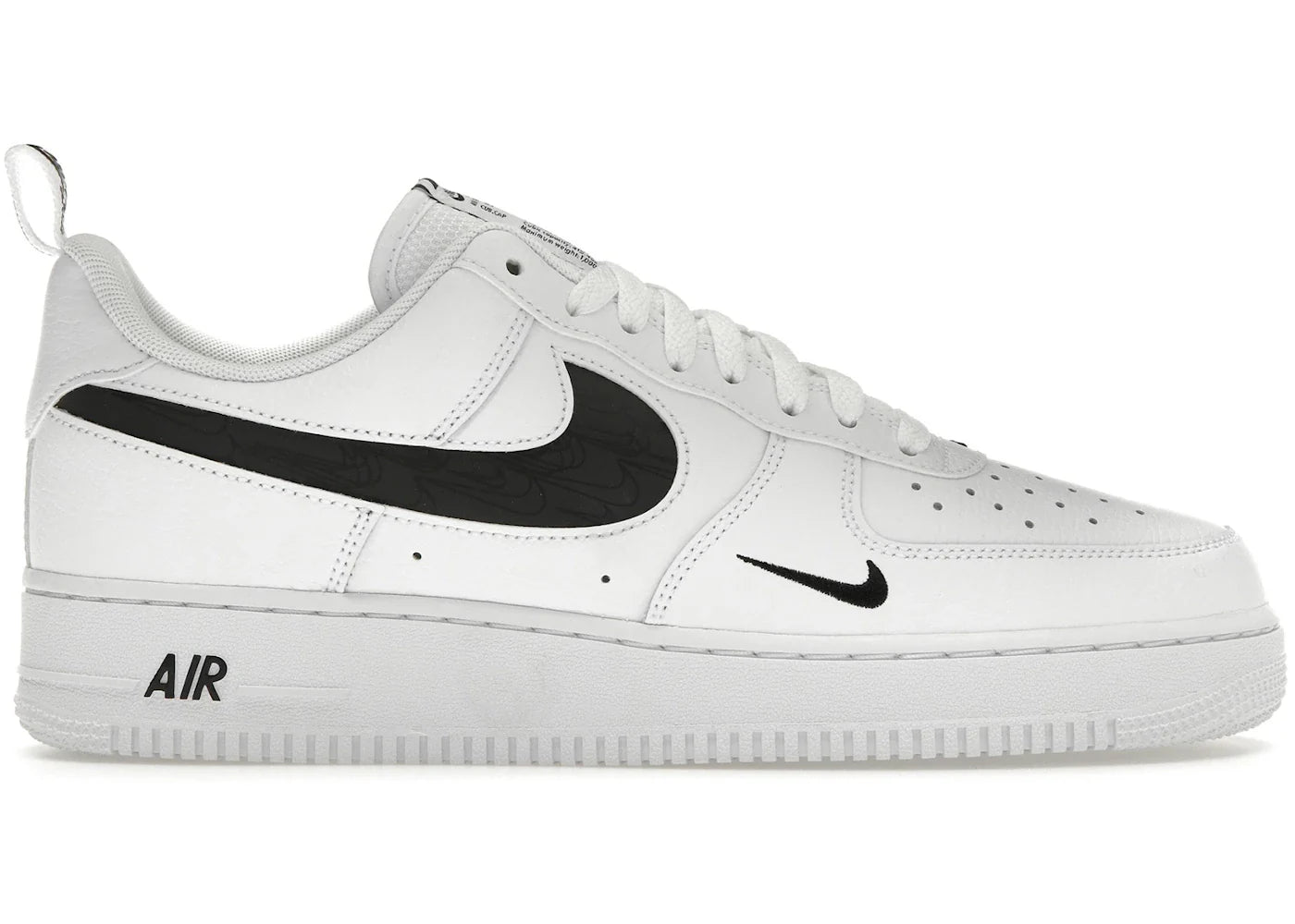 Nike Air Force 1 Low Reflective Swoosh White Black