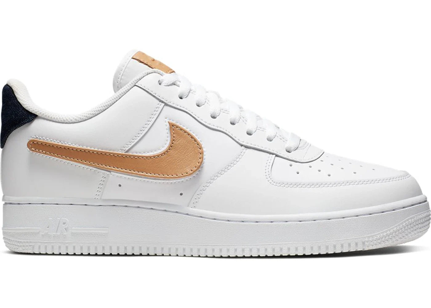Nike Air Force 1 Low Removable Swoosh Pack White Vachetta Tan