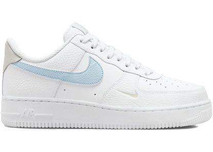 Nike Air Force 1 Low White Light Armory Blue Mini Swoosh (Women's)