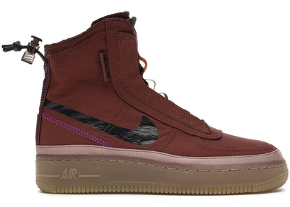 Nike Air Force 1 Shell Burgundy Ash (Women's)