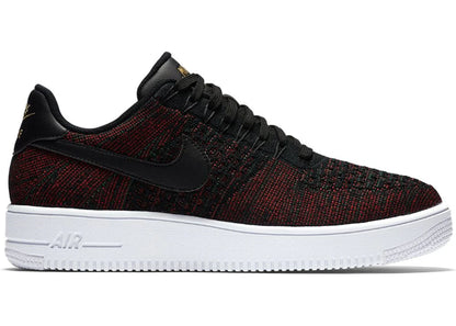 Nike Air Force 1 Ultra Flyknit Low Black Metallic Gold