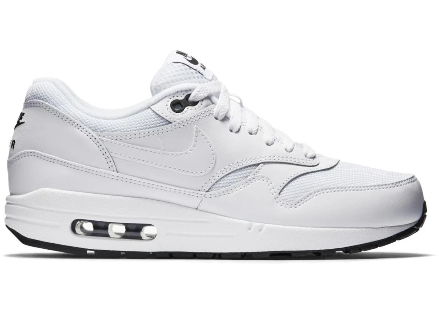 Nike Air Max 1 White White Black