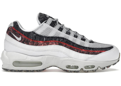 Nike Air Max 95 Crater White Photon Dust Bright Crimson