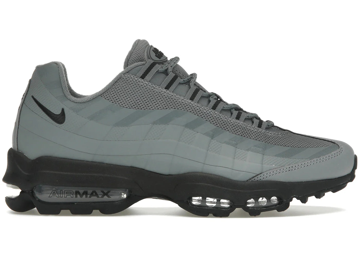 Nike Air Max 95 Ultra Caution Strip Black Chrome Grey