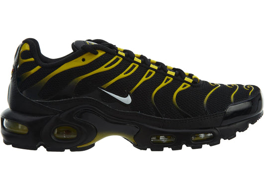 Nike Air Max Plus Black White-Vivid Sulfur