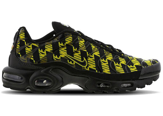 Nike Air Max Plus Black Yellow Nike Print