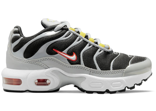 Nike Air Max Plus Dark Smoke Grey Light Smoke Grey High Voltage White (PS)