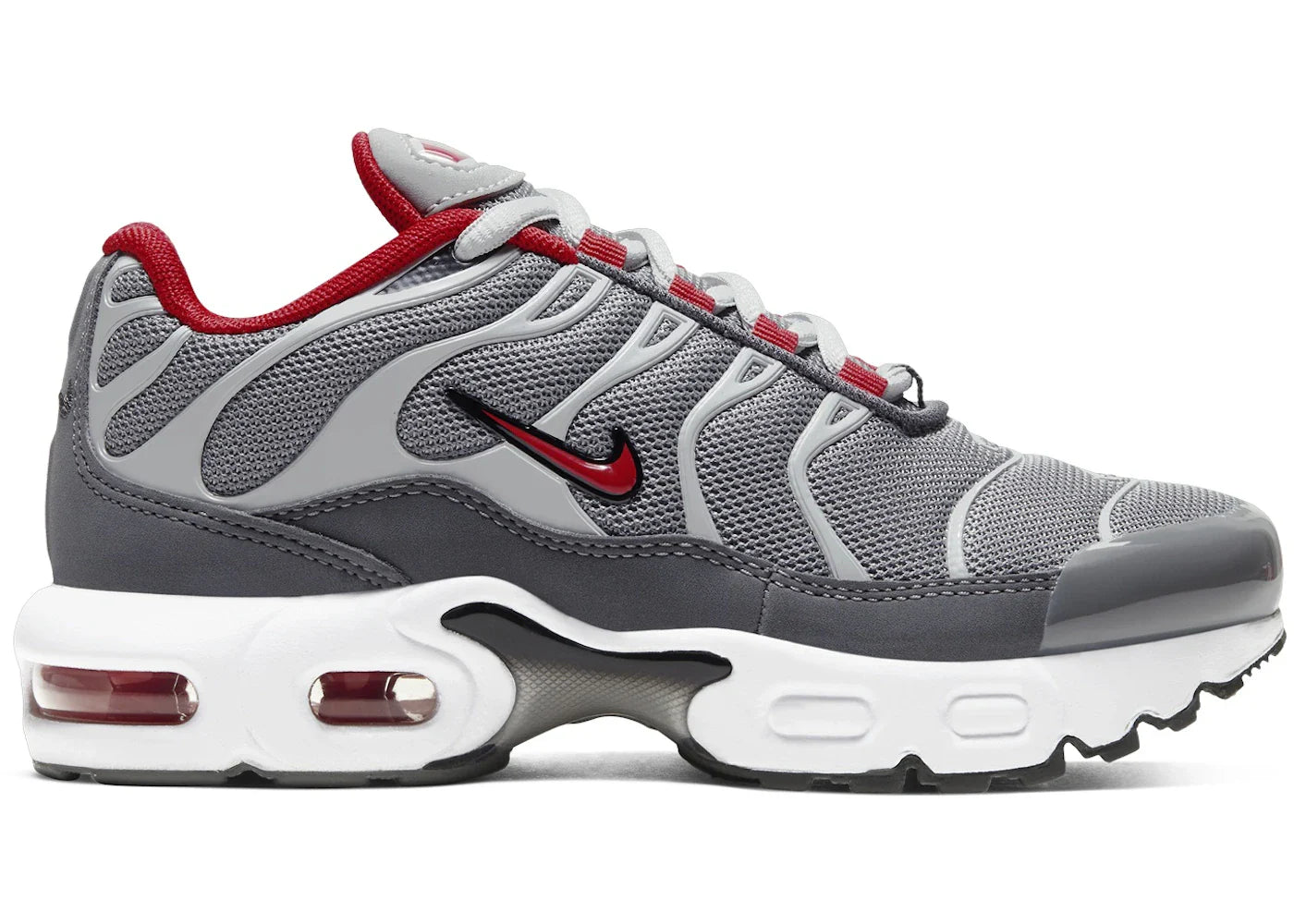Nike Air Max Plus Particle Grey Iron Grey Grey Fog University Red (PS)