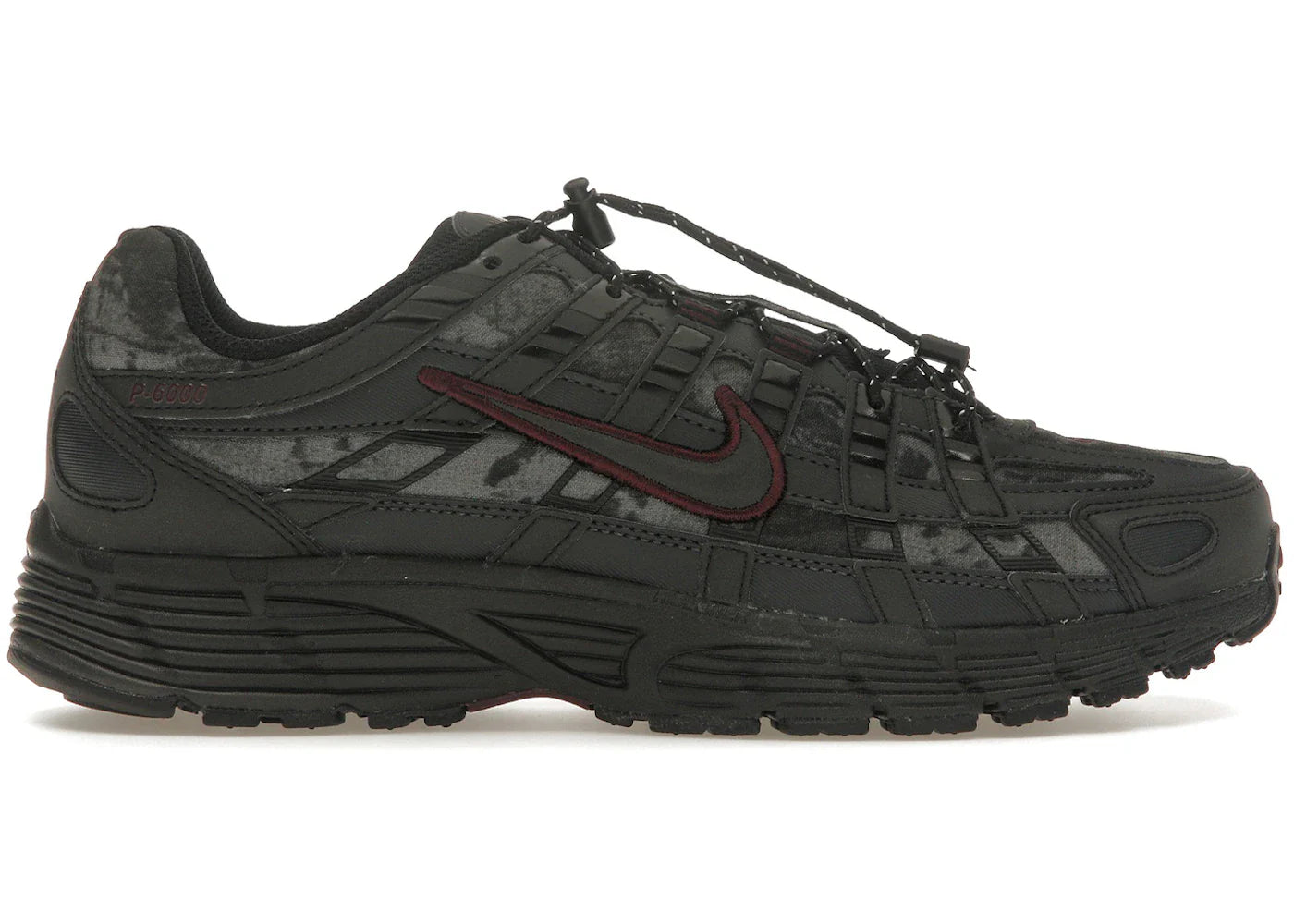 Nike P-6000 Black Burgundy Crush (Women's)