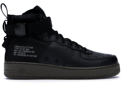 Nike SF Air Force 1 Mid Black Dark Hazel