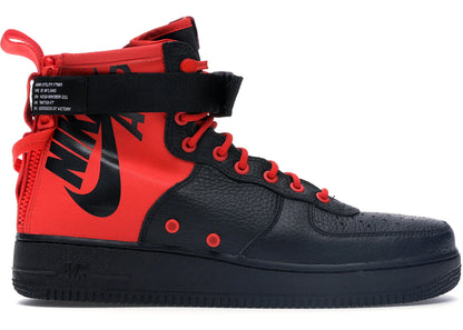 Nike SF Air Force 1 Mid Habanero Red Black