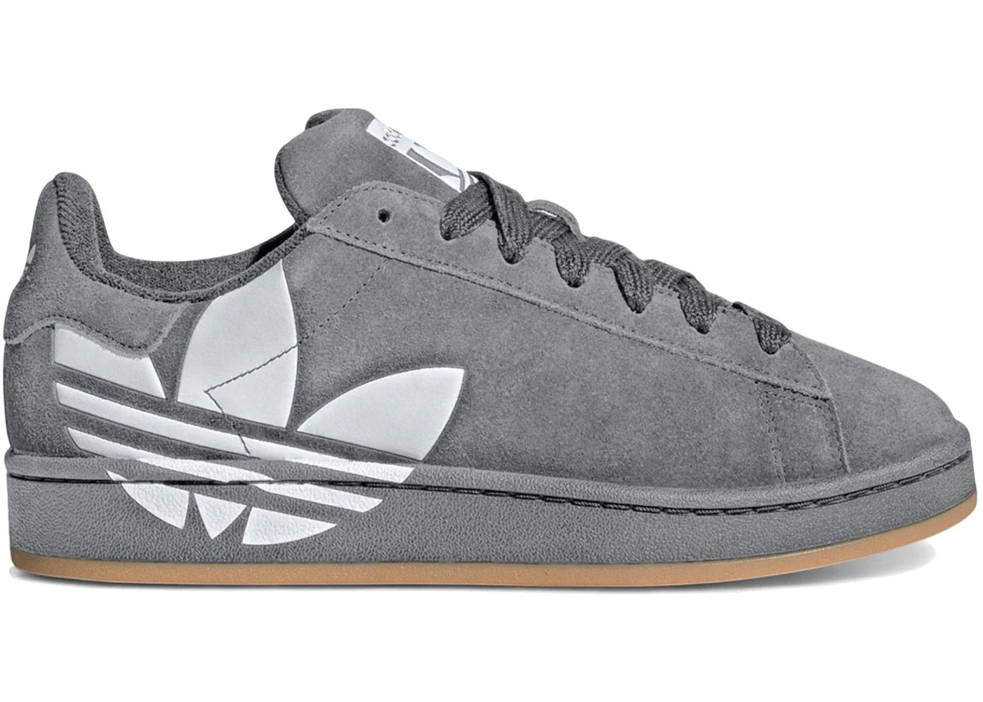 adidas Campus 00s Grey White Gum Oversized Logo