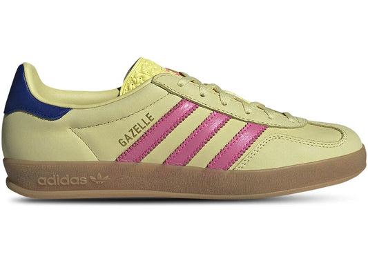 adidas Gazelle Indoor Powder Yellow Lucid Pink Royal (Women's)