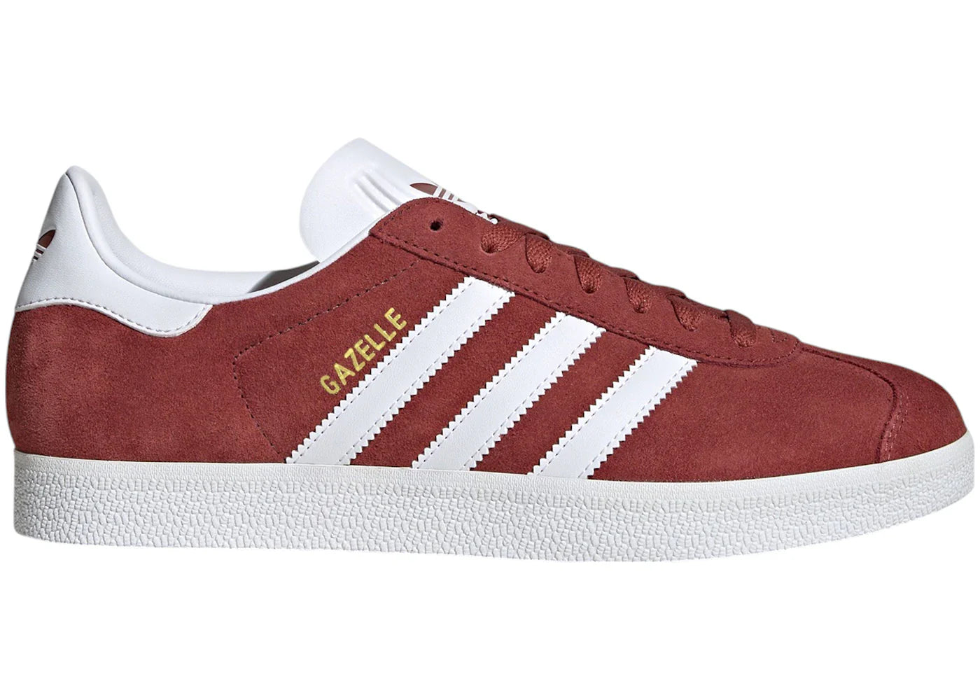 adidas Gazelle Preloved Ruby Cloud White Gold Metallic