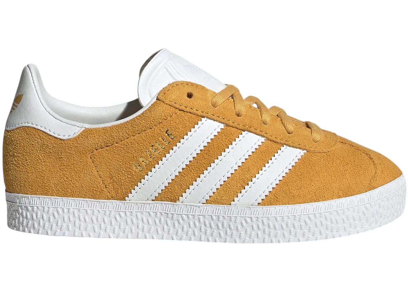 adidas Gazelle Preloved Yellow Cloud White Gold Metallic (PS)
