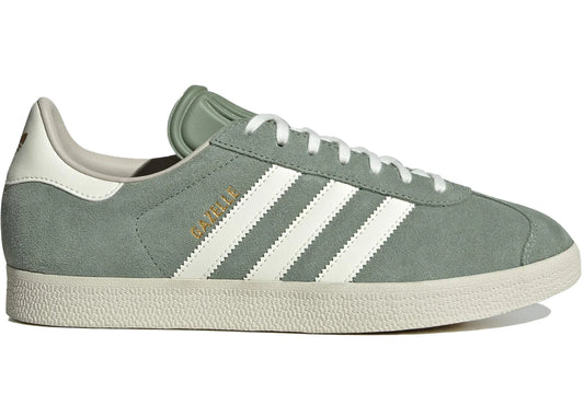 adidas Gazelle Silver Green Off White