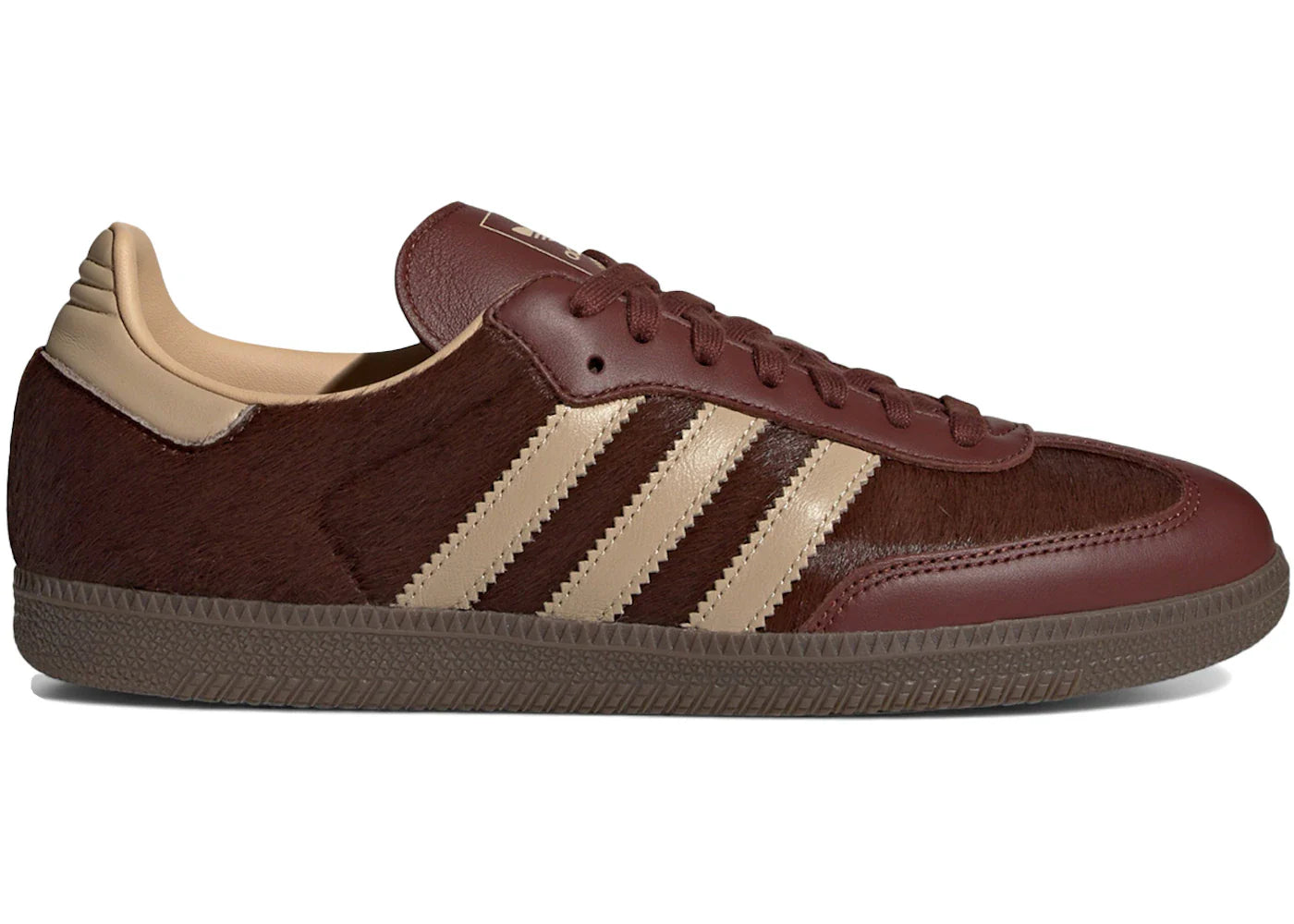 adidas Samba OG Fox Brown Sand Beige Pony